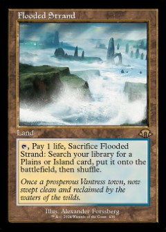 Flooded Strand Modern Horizons 3 Retro Frame